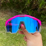 Lunettes Cyclisme Modernes Fuchsia