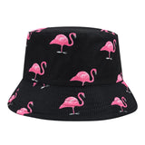 Festival-Fischerhut "Flamingo Schwarz"